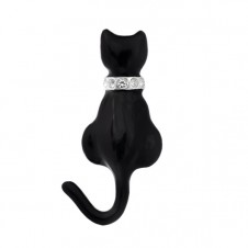 Brož Kotě černé