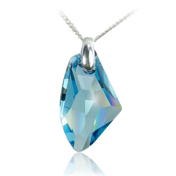Náhrdelník Kámen S Aquamarine Ag