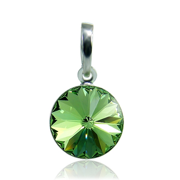 Stříbrný náhrdelník Rivoli Peridot Ag