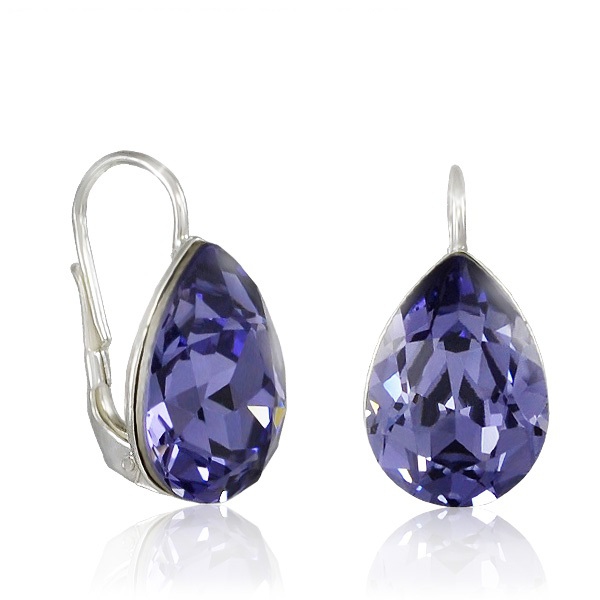 Náušnice Ariela Tanzanite Ag