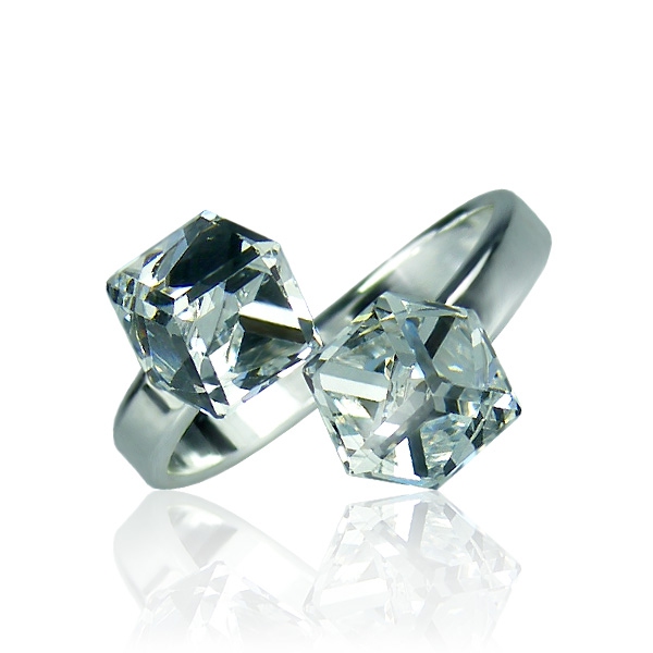 Prsten Kostka Crystal - Velikost prstenu - 57