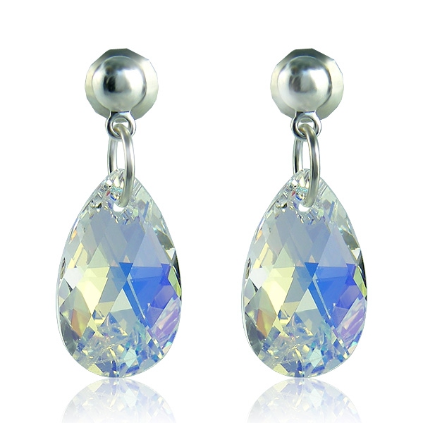Náušnice Kapka Crystal AB