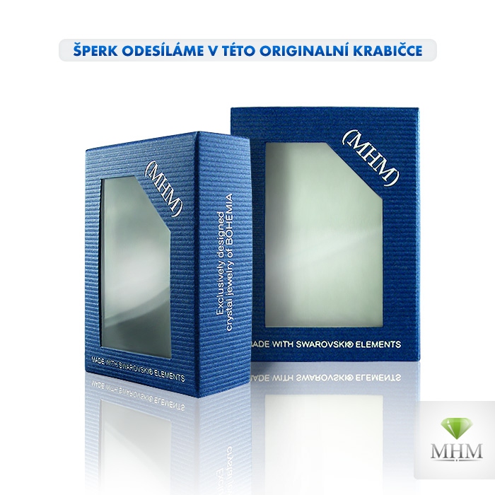 Náušnice Srdce M7 - siam červená