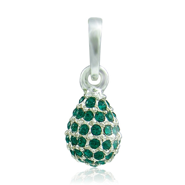 Náhrdelník Kapka M4 Emerald