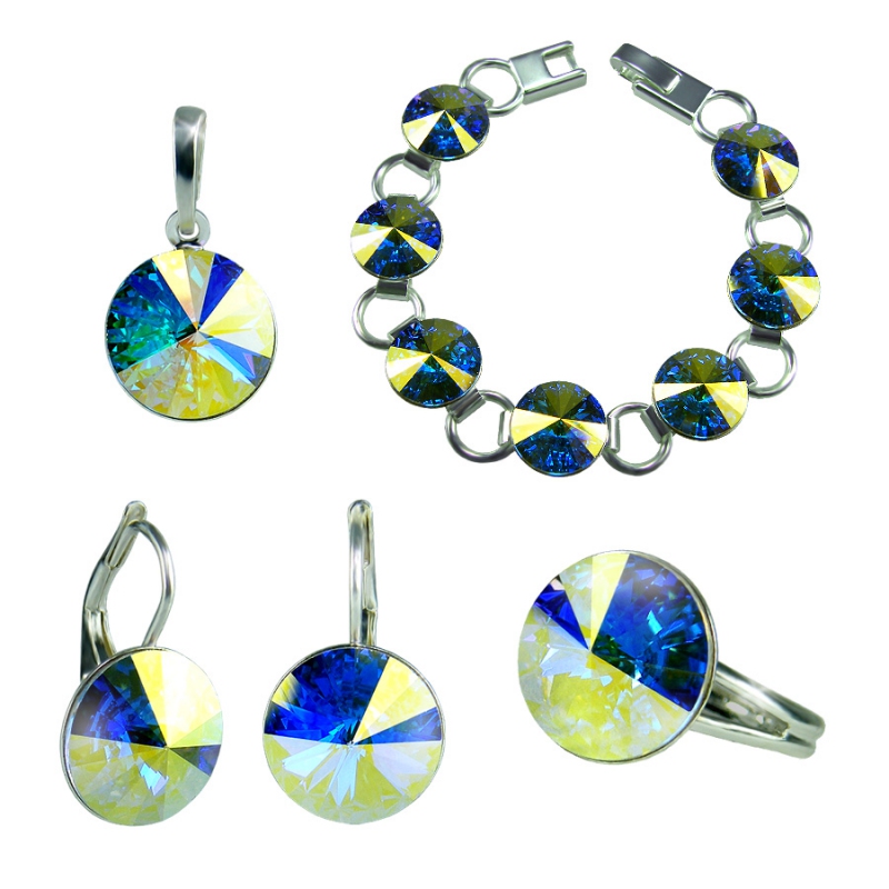 Set Rivoli Crystal AB - Požaduji prodloužit náramek o 4 cm - délka 21,5 cm
