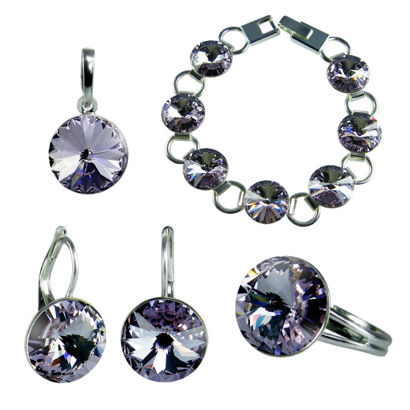 Set Rivoli Violet - Požaduji prodloužit náramek o 4 cm - délka 21,5 cm