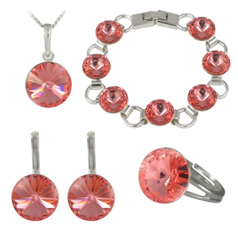 Set Rivoli Rose Peach - Požaduji prodloužit náramek o 4 cm - délka 21,5 cm