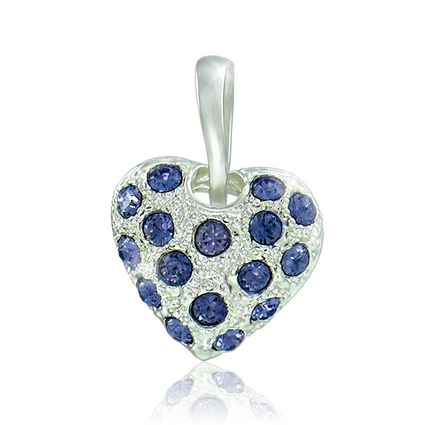 Náhrdelník Srdíčko Tanzanite