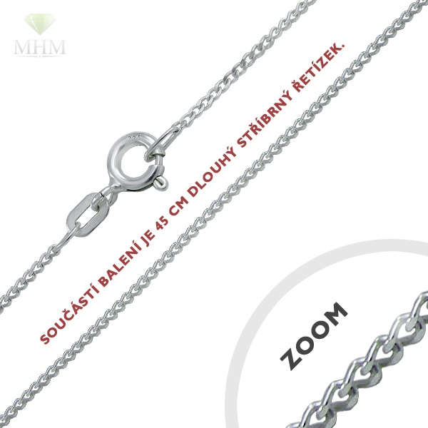 Náhrdelník Srdíčka Tanzanite