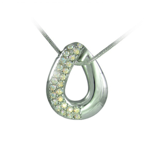 Náhrdelník Porto Crystal AB- Rhodium