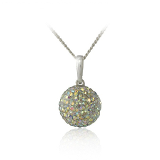 Náhrdelník Kulička M5 Crystal Ab Ag