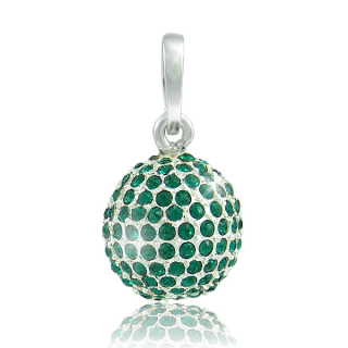 Náhrdelník Kulička M4 Emerald