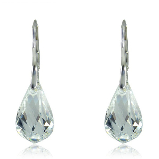 Náušnice Helix Crystal Ag