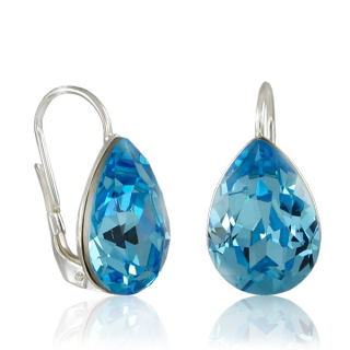 Náušnice Ariela Aquamarine Ag