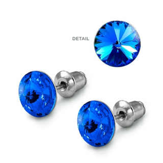 Náušnice Rivoli Sapphire 8 mm