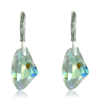 Náušnice Kámen S Crystal AB Ag