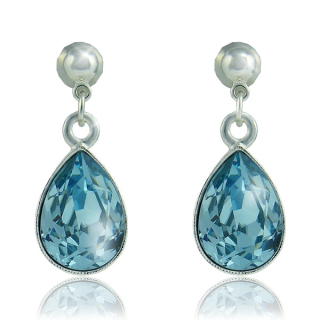 Náušnice Kapky Aquamarine