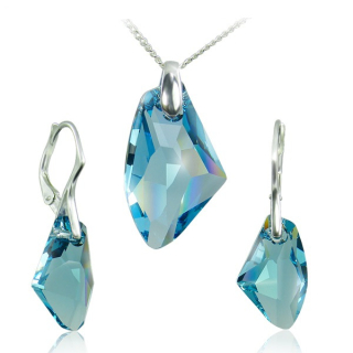 Souprava Kámen S Aquamarine Ag