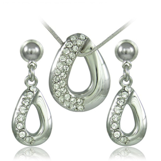 Souprava Porto Crystal - Rhodium