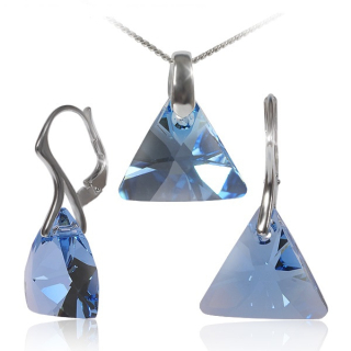 Souprava Triangle Aquamarine Ag