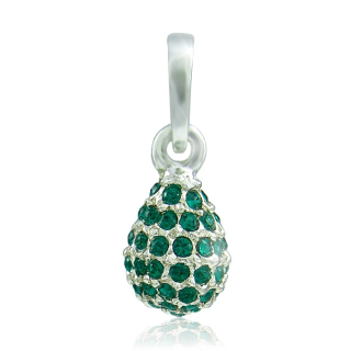 Náhrdelník Kapka M4 Emerald