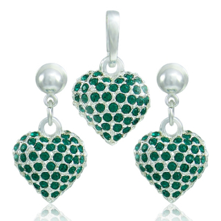 Souprava Srdce M4 Emerald