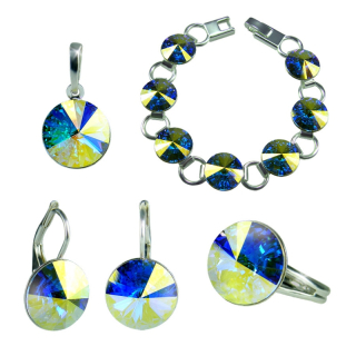 Set Rivoli Crystal AB - Požaduji prodloužit náramek o 4 cm - délka 21,5 cm