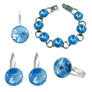 Set Rivoli Light Sapphire - Požaduji prodloužit náramek o 4 cm - délka 21,5 cm