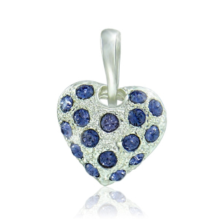 Náhrdelník Srdíčko Tanzanite