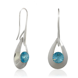 Náušnice Karen 2 Aquamarine
