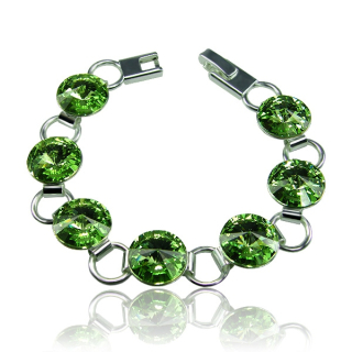 Náramek Rivoli Peridot - Požaduji prodloužit náramek o 2 cm - délka 19,5 cm