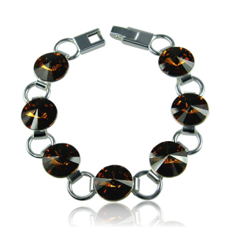 Náramek Rivoli Smoked Topaz - Požaduji prodloužit náramek o 2 cm - délka 19,5 cm